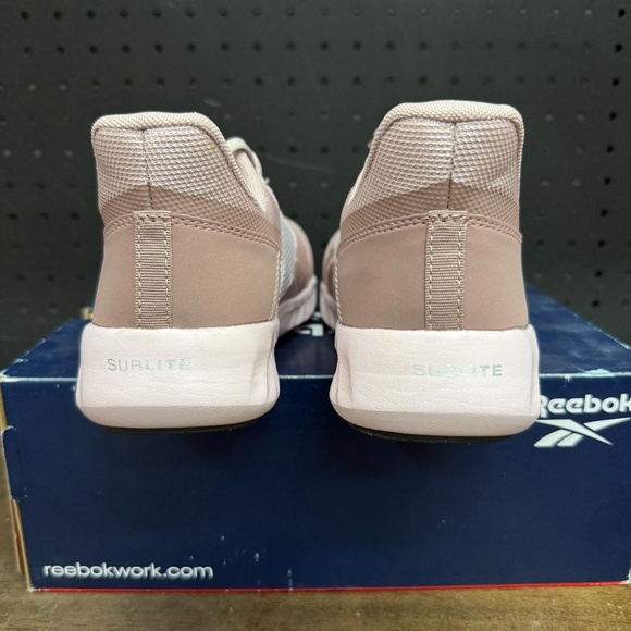 New W/ Box! Women's Reebok Sublite Legend Athletic Pink Work Shoes Size 7.5 - Picture 4 of 5